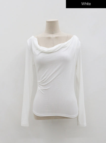 Wide V-Neck T-Shirt IO21