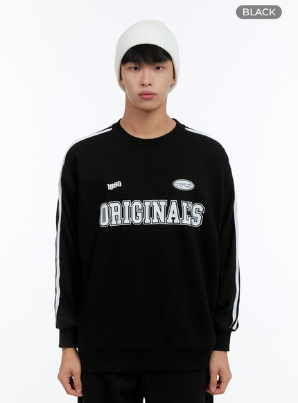 mens-lettering-crew-neck-sweatshirt-is412