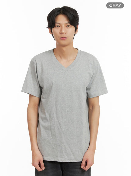 mens-basic-v-neck-t-shirt-gray-iy410