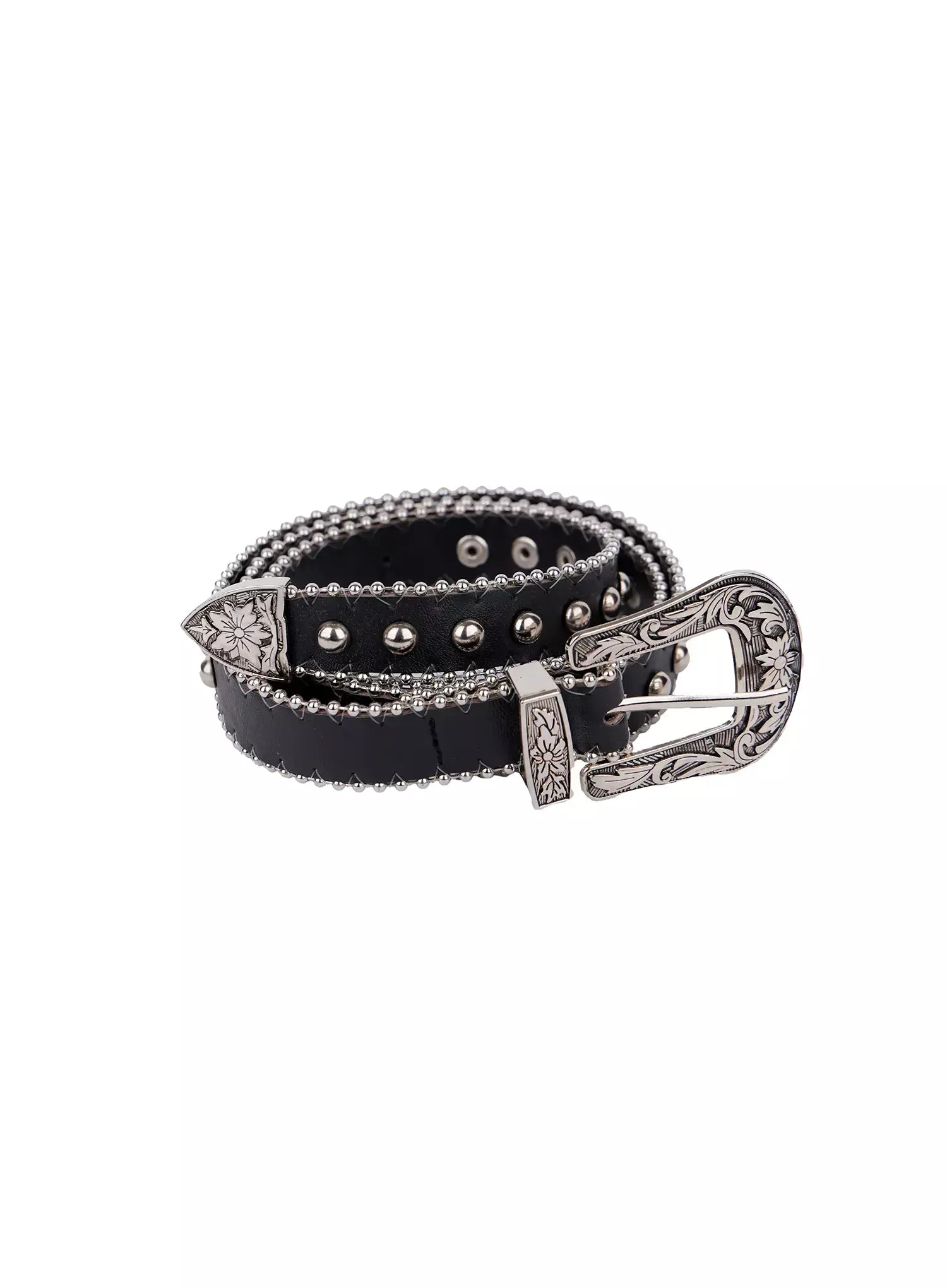 Vintage Studded Skinny Belt IN514