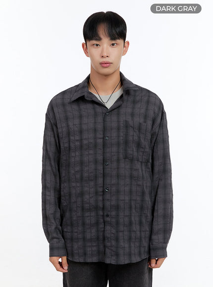 mens-checkered-buttoned-shirt-is412