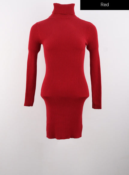 turtle-neck-mini-sweater-dress-is305