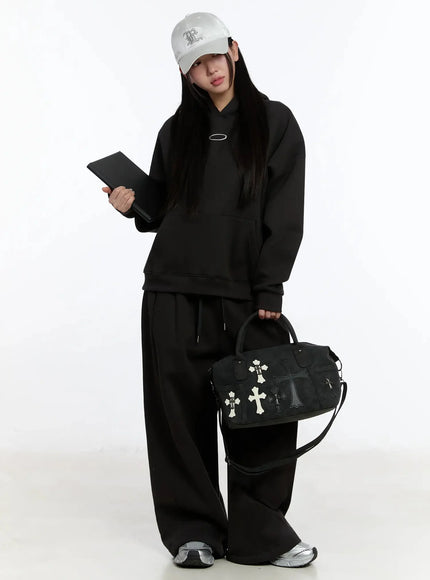 Oval Graphic Oversized Hoodie IM509