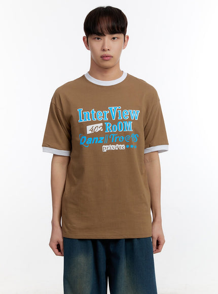 Men's Cotton Graphic T-Shirt IA507