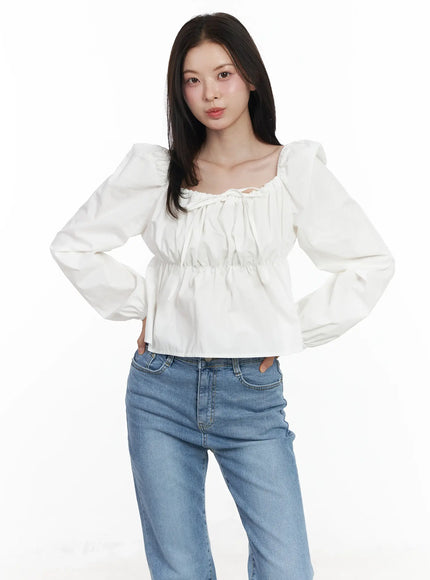 puff-sleeve-cotton-blouse-if520