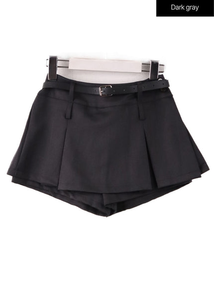 pleated-mini-skirt-with-belt-if408