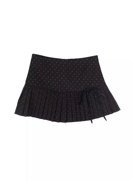 polka-dot-pleated-mini-skirt-if505