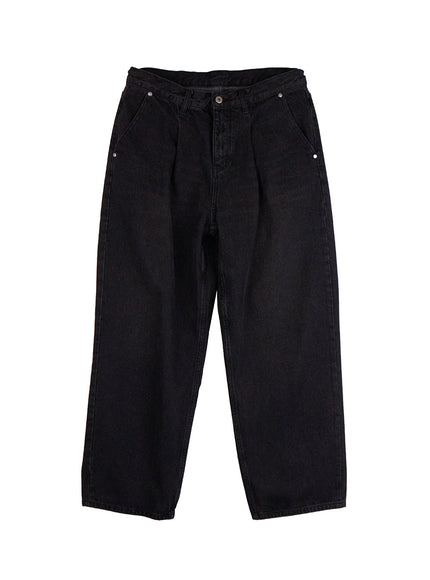 mens-pintuck-washed-denim-jeans-id406