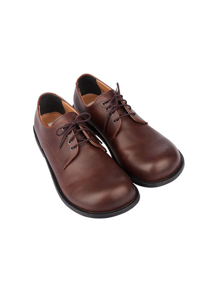 mens-classic-faux-leather-loafers-im514 / Dark brown