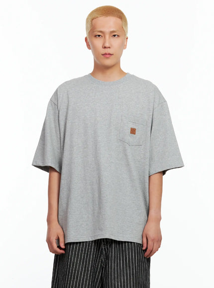 mens-patch-pocket-t-shirt-il514 / Gray