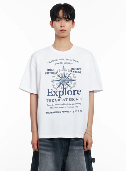 mens-explore-graphic-tee-il504 / White