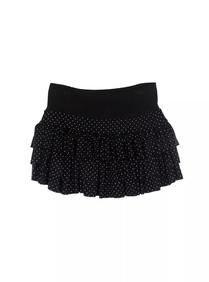 polka-dot-ruffle-mini-skirt-if505