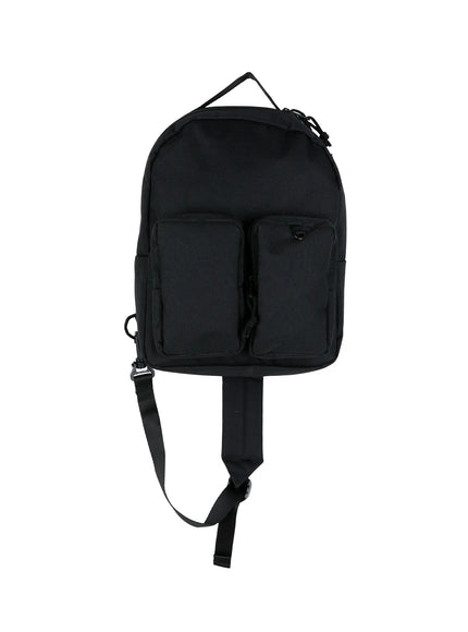 Men's Casual Two-Pocket Sling Bag IL529