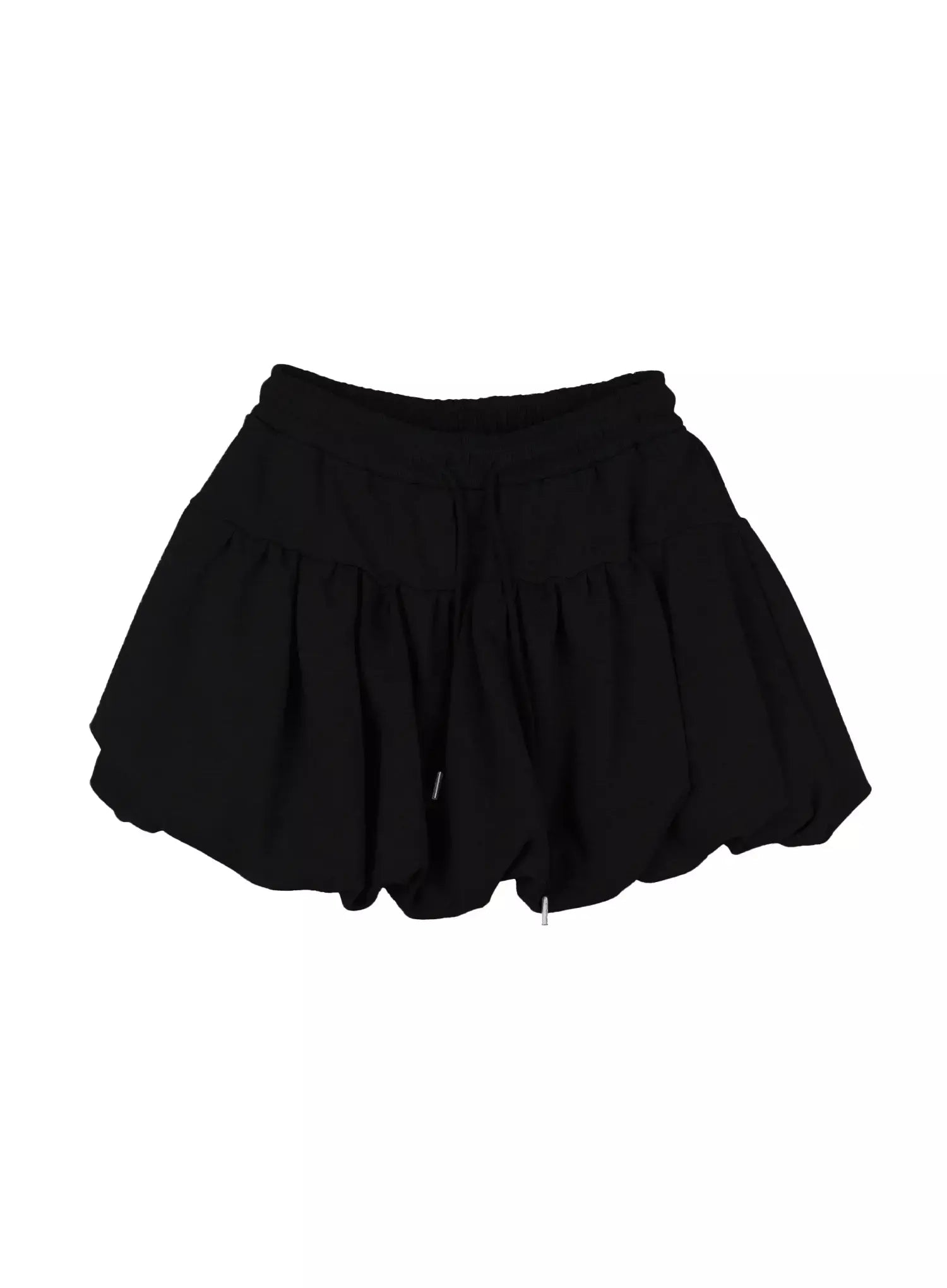Balloon-Fit Flared Mini Skirt IN525