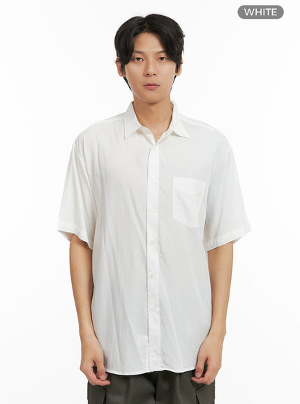 mens-buttoned-collar-short-sleeve-shirt-iy410