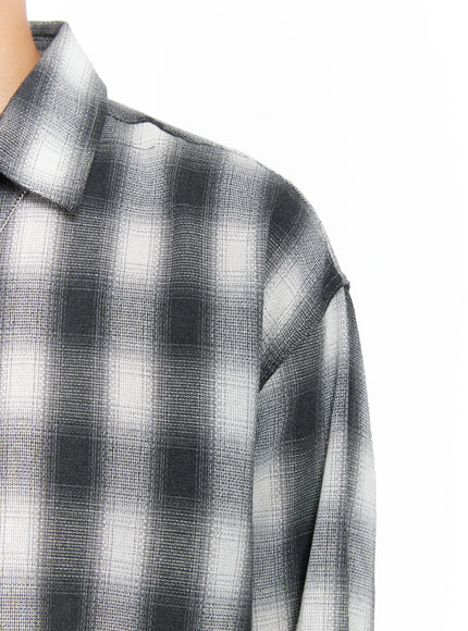mens-checkered-button-up-shirt-is502