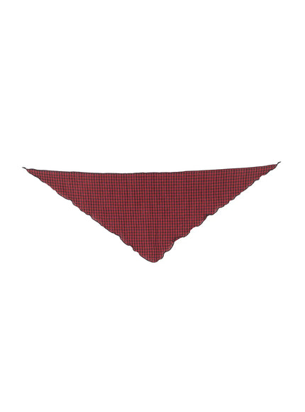 Men's Classic Gingham Scarf IG511