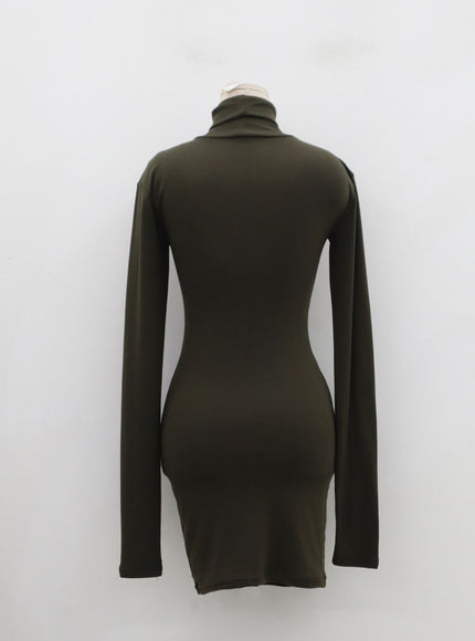 Turtleneck Mini Dress IN24