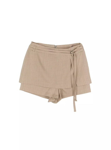 Chic Pinstripe Skirt IS525