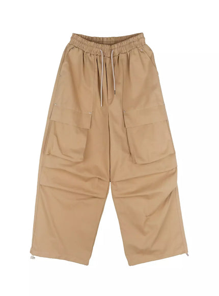 wide-leg-cargo-pants-f516 / Beige
