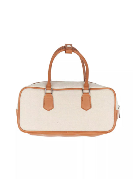 two-tone-shoulder-bag-iu512 / Beige