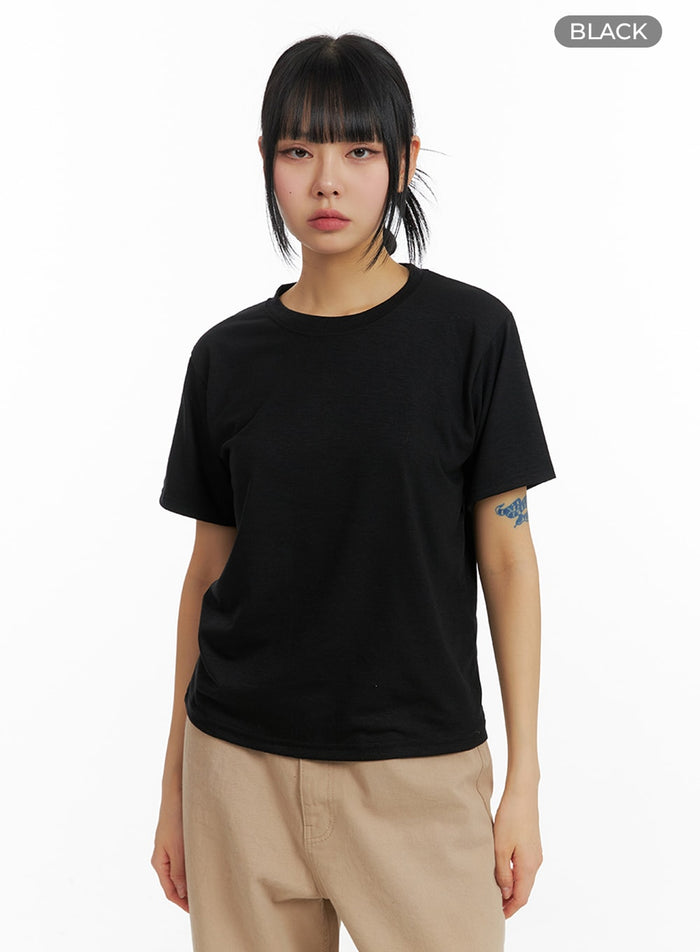 basic-t-shirt-im414 / Black