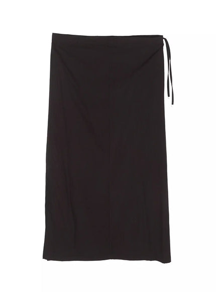 strappy-maxi-skirt-iu512 / Black