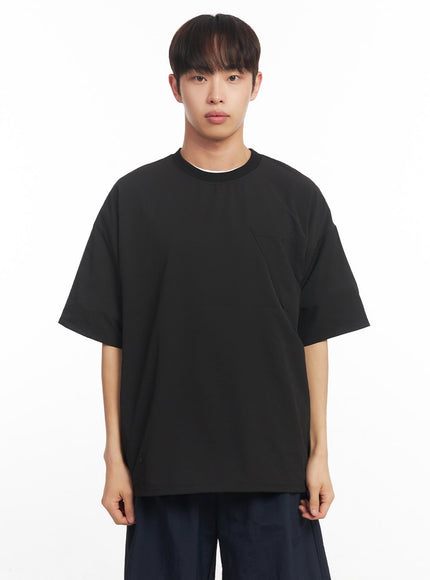 mens-classic-oversized-t-shirt-ia518 / Black