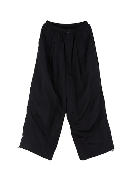 Men's Seam Detail Balloon-Fit Drawstring Pants IL511