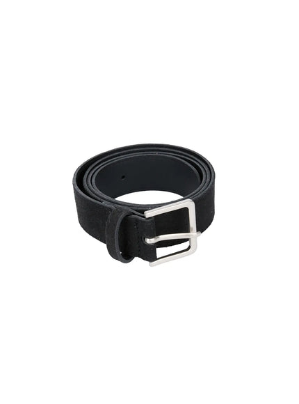 mens-classic-suede-belt-ig519 / Black