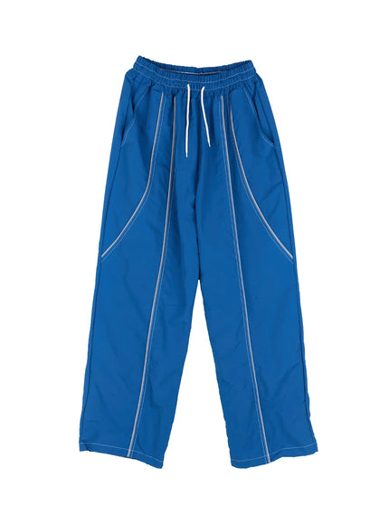 mens-reflective-line-string-nylon-pants-il511 / Blue