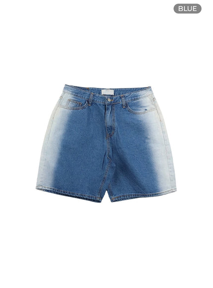 mens-denim-washed-jorts-iy416 / Blue