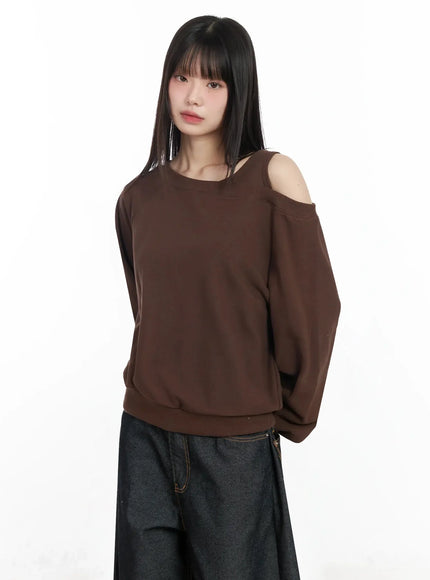 Casual Asymmetric Sweatshirt IM523
