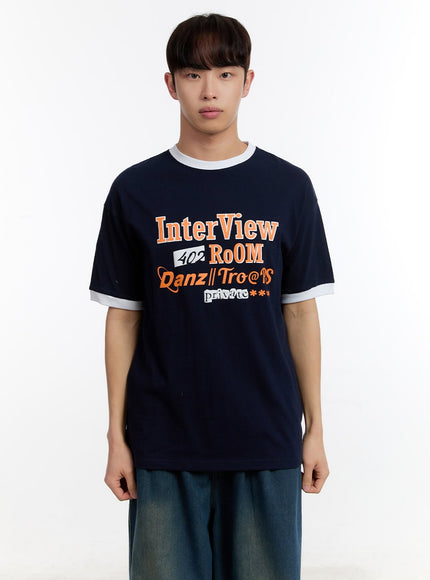 Men's Cotton Graphic T-Shirt IA507