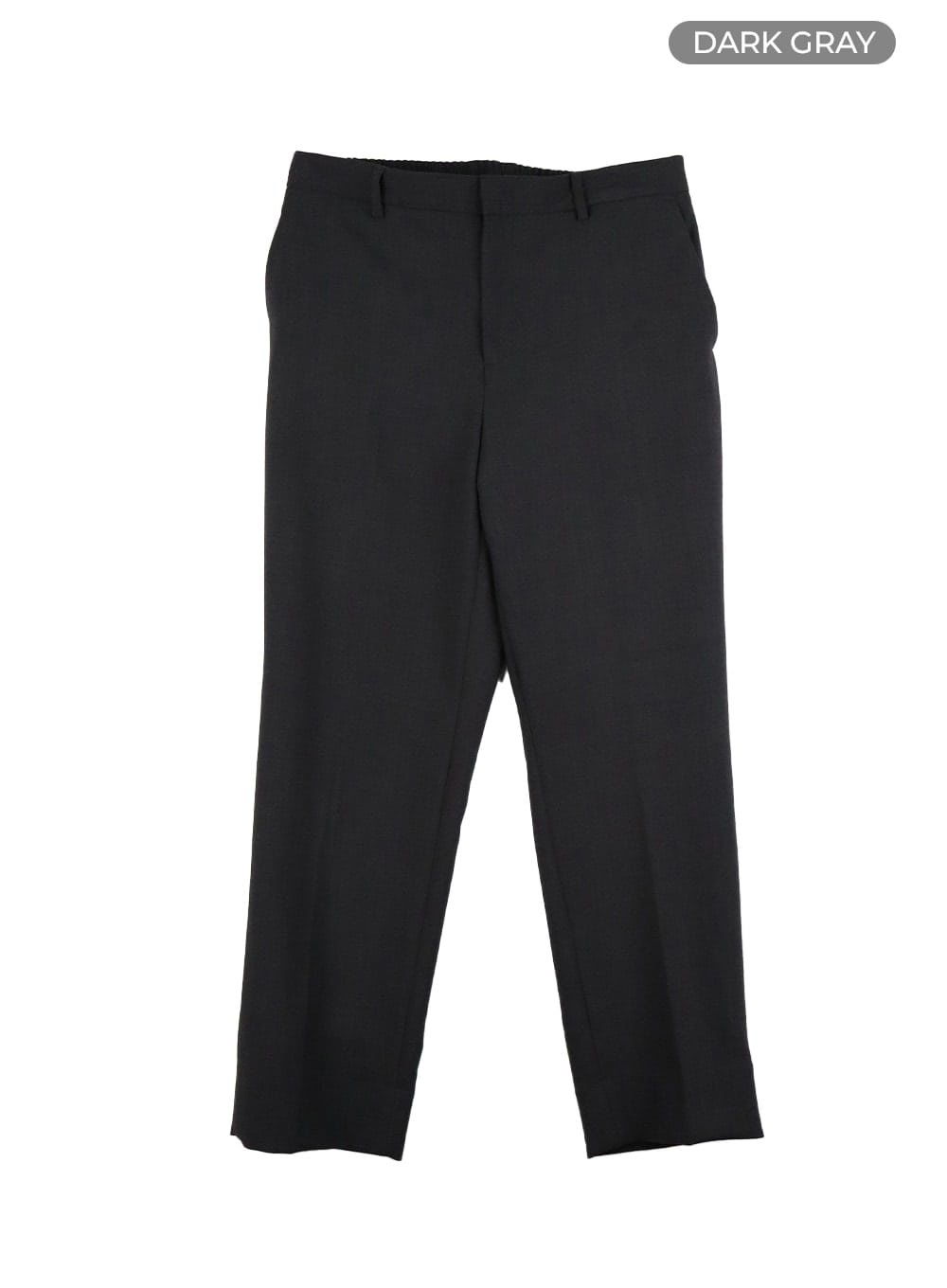 mens-classic-straight-suit-pants-ia402 / Dark gray