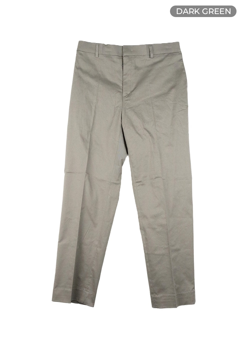 mens-classic-straight-trousers-ia401 / Dark green
