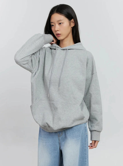 basic-oversized-hoodie-is516 / Gray