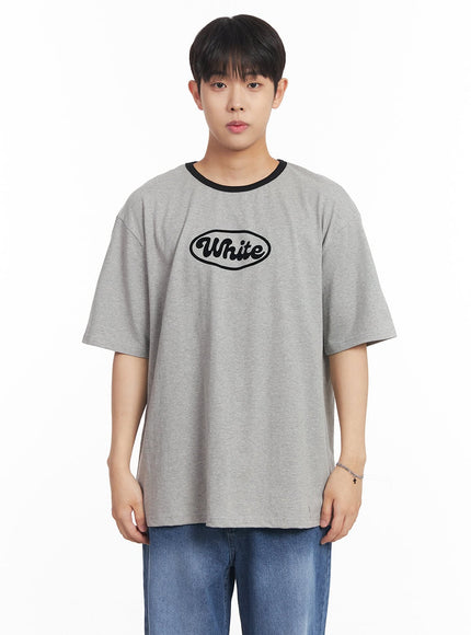 mens-three-tone-graphic-t-shirt-ia529 / Gray
