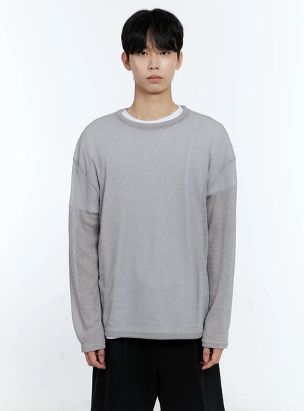 Men's Mesh Long-Sleeve Top IG501
