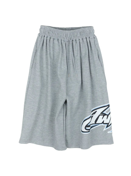 Men's Graphic Logo Athletic Shorts IG508