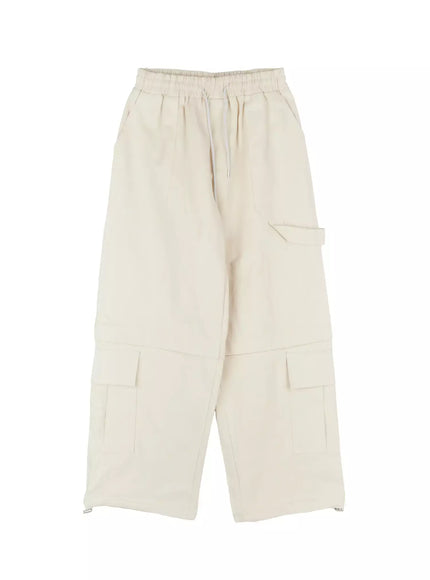 Baggy Drawstring Cargo Pants ID525