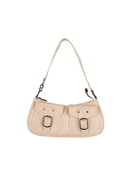 pocket-detail-mini-bag-id402 / Light beige