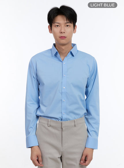 mens-white-shirt-ig427 / Light blue
