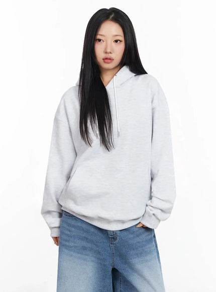 relaxed-fit-hoodie-ia507 / Light gray