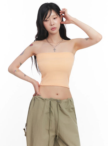 ribbed-baby-tube-top-ic503 / Orange