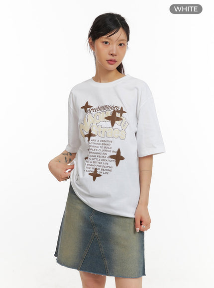 acubi-oversized-graphic-t-shirt-iy410 / White