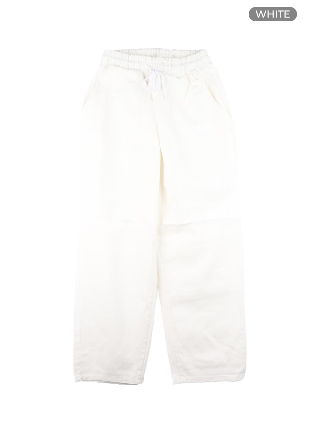 mens-wide-leg-cotton-pants-ia402 / White