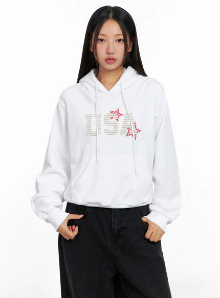 usa-graphic-hoodie-ig528 / White