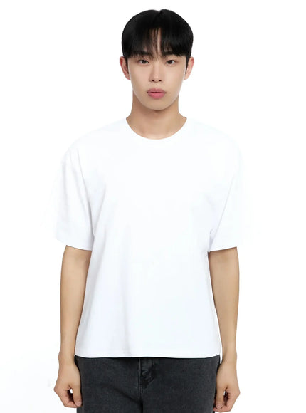mens-basic-cotton-t-shirt-ig520 / White