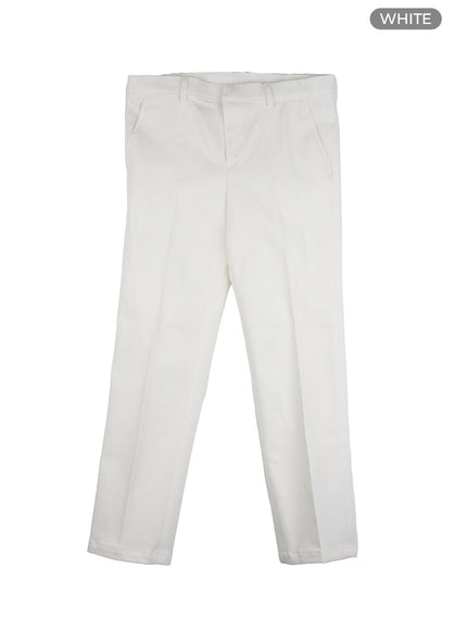 mens-slim-fit-tailored-pants-ig427 / White